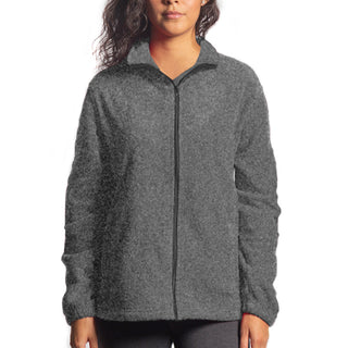 Buy heather-grey Sierra Pacific Ladies Everest Fleece Full-Zip Jacket - S5061