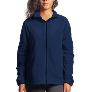 Buy navy Sierra Pacific Ladies Everest Fleece Full-Zip Jacket - S5061