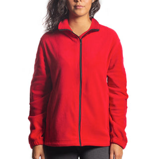 Buy red Sierra Pacific Ladies Everest Fleece Full-Zip Jacket - S5061