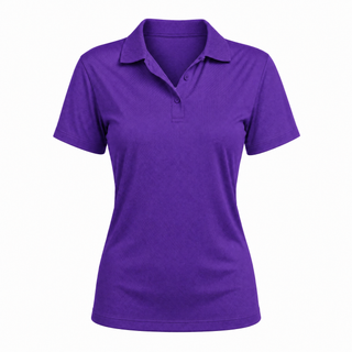 Buy purple LADIES POLYESTER SPORT SHIRT - S5100