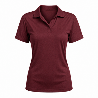 Buy maroon LADIES POLYESTER SPORT SHIRT - S5100