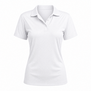 Buy white LADIES POLYESTER SPORT SHIRT - S5100