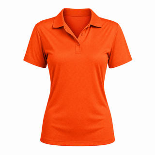 Buy orange LADIES POLYESTER SPORT SHIRT - S5100