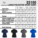 LADIES POLYESTER SPORT SHIRT - S5100
