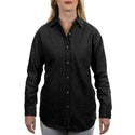 LADIES LONG SLEEVE COTTON DENIM SHIRT - S 5211