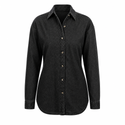 LADIES LONG SLEEVE COTTON DENIM SHIRT - S5211