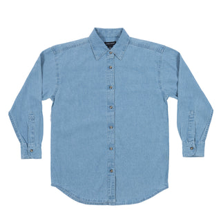 Buy light-denim Sierra Pacific Ladies Long Sleeve Denim Shirt - S5211