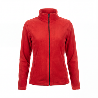 Buy american-red LADIES FULL ZIP MICROFLEECE JACKET - S5301