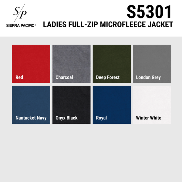 LADIES FULL ZIP MICROFLEECE JACKET - S5301