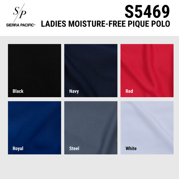 LADIES MOISTURE FREE PIQUE - S5469