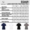 LADIES MOISTURE FREE PIQUE - S5469