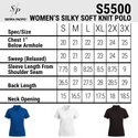 WOMEN'S S/S SILKY SOFT KNIT - S5500