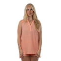 SPLIT COAST LADIES CRINKLE TANK- TC5111