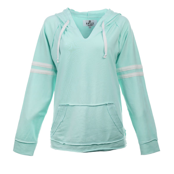SPLIT COAST LADIES RAW EDGE PULLOVER- TC5139