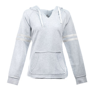 Buy heather LADIES RAW EDGE PULLOVER - TC5139