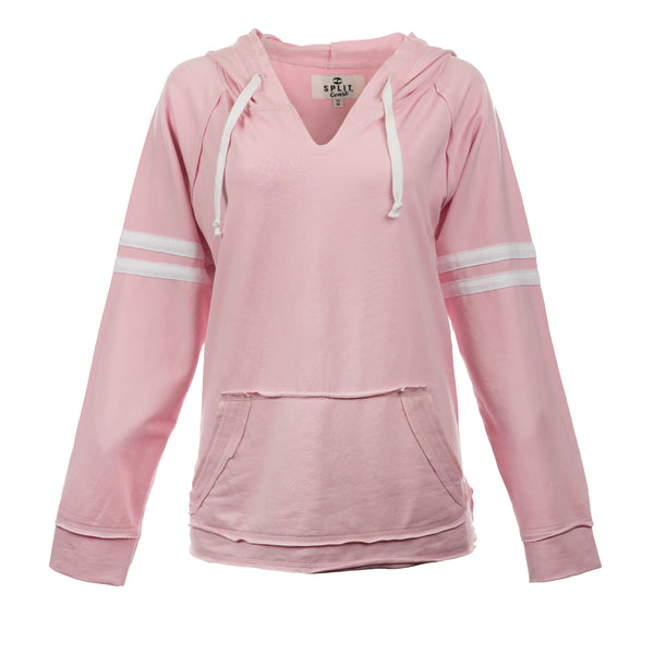 SPLIT COAST LADIES RAW EDGE PULLOVER- TC5139