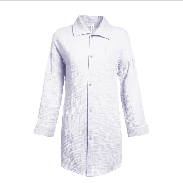 LONG SLEEVE BUTTON UP COVERUP - TC5263