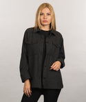 SPLIT COAST LADIES COMFY FLANNEL SHACKET - TC5640