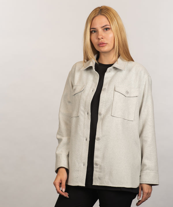 SPLIT COAST LADIES COMFY FLANNEL SHACKET - TC5640