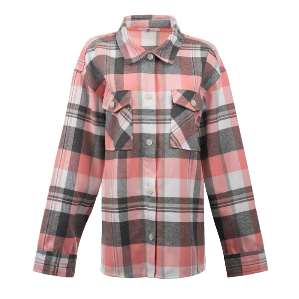 FLANNEL COMFY SHACKET - TC5640