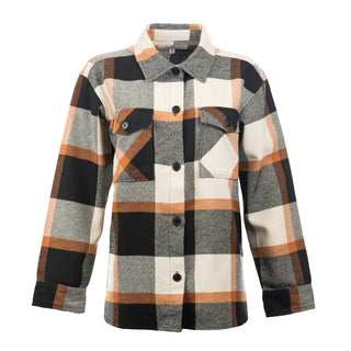 FLANNEL COMFY SHACKET - TC5640