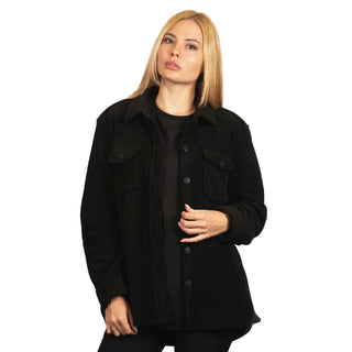 SPLIT COAST LADIES POLAR FLEECE SHACKET - TC5650