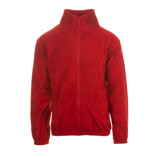 Buy red Burnside Polar Fleece Full-Zip Jacket - B3062