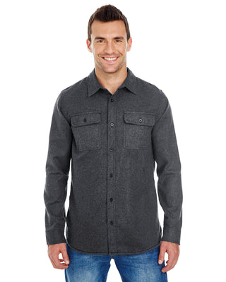 Buy charcoal Burnside Extra Soft Solid Flannel - B8200